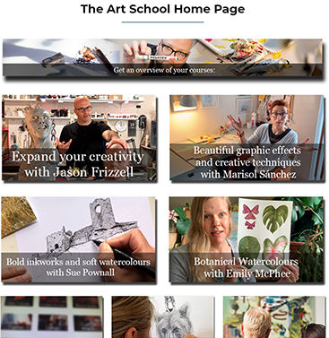 The Art School home page