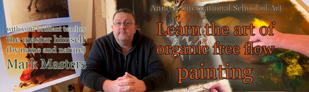 Learn the art of organic free flow painting with Mark Masters
