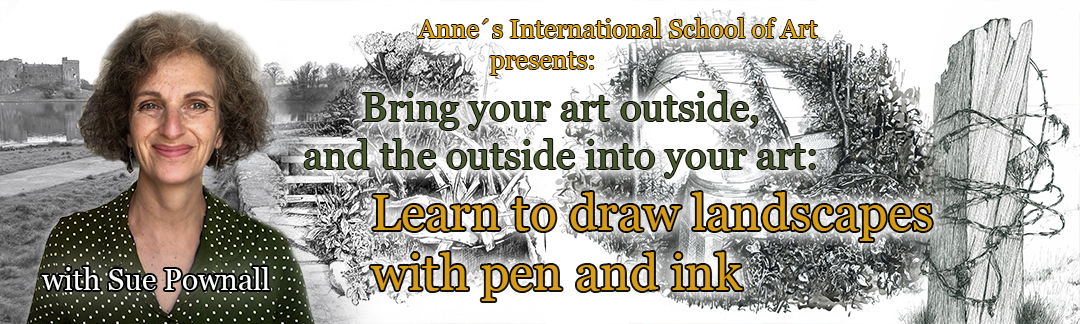 Learn to draw landscapes with pen and ink
